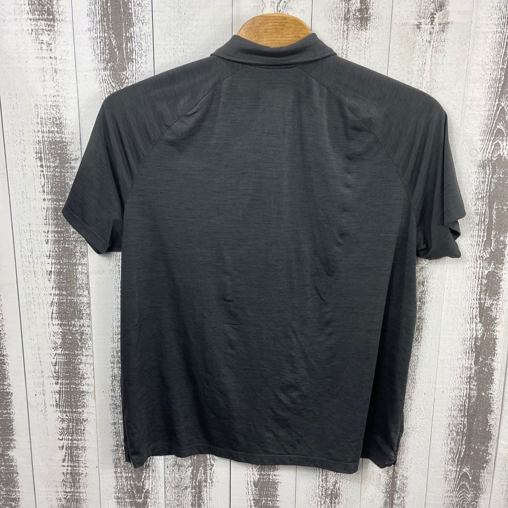 Hurley Polo Shirt Men's XXL Performance Golf Short Sleeve Heathered Gray - Picture 2 of 7